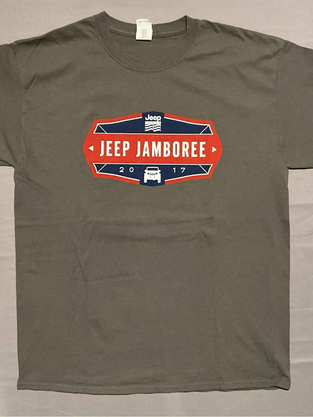 Mens T Shirt 2017 Jeep Jamboree Promo T Shirt - Sz Large
